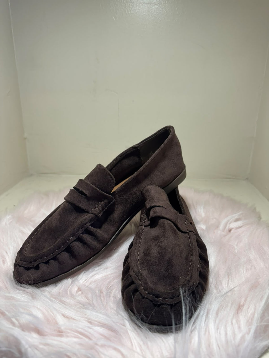 Mocassino scamosciato marrone