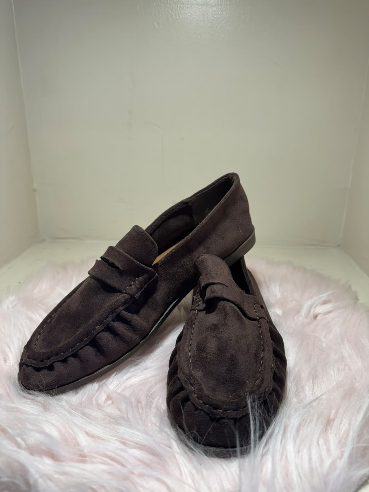 Mocassino scamosciato marrone